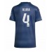 Maillot de foot Real Madrid David Alaba #4 Extérieur vêtements Femmes 2025-26 Manches Courtes